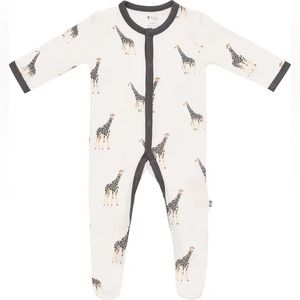 Kyte Baby Zebra Snap Footie 0-3 months
